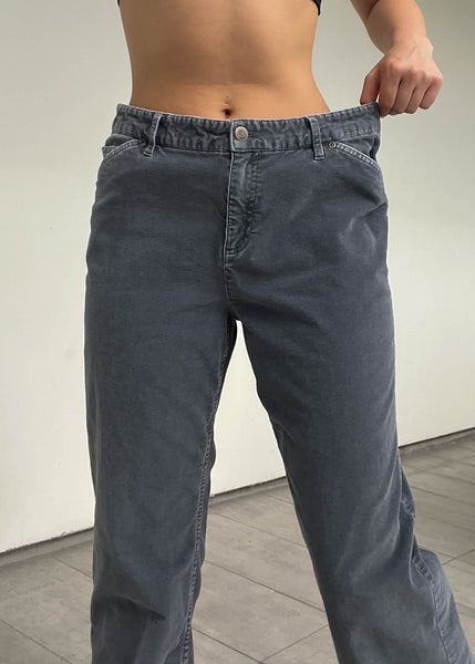 90’s Gray Corduroy Flares