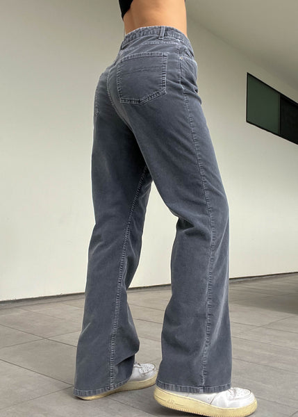 90’s Gray Corduroy Flares