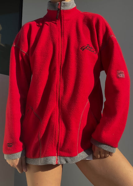 90's Red Fubu Fleece (L)