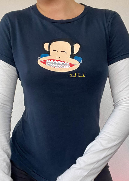 Y2k Paul Frank Layered Long Sleeve (S)