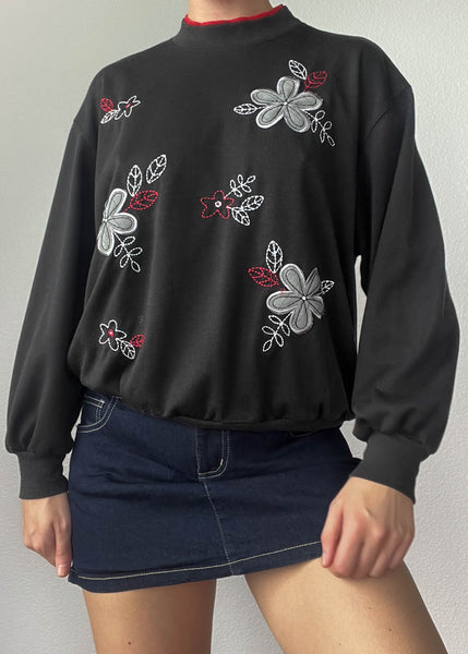 90's Daisy Layered Sweatshirt (S)