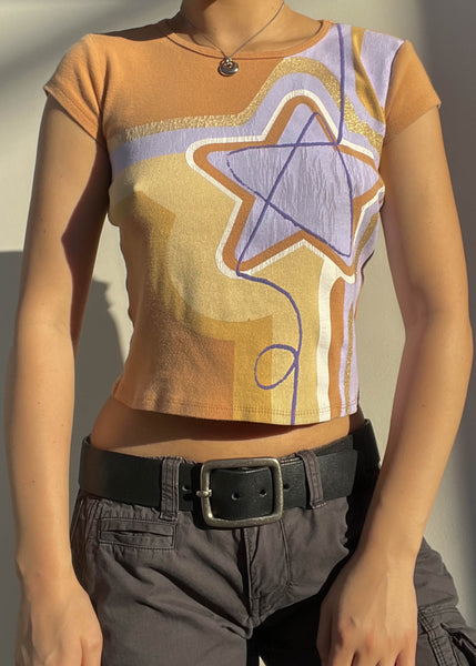 90's Pastel Star Tee (S)