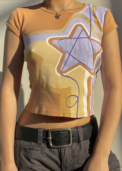 90's Pastel Star Tee (S)