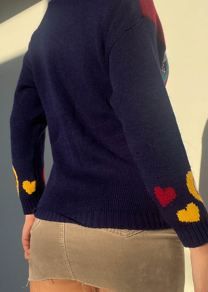 Patchwork Print Cardigan (S)