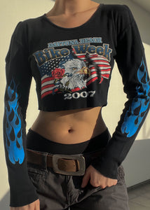 Blue Flame Bike Week Top (S)