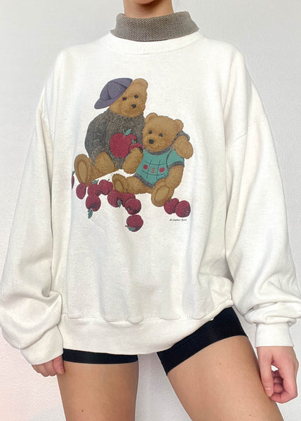 90's Layered Teddy Pullover (XL)