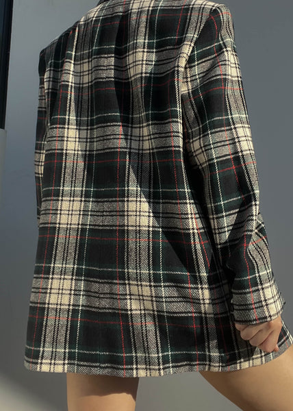 80's Plaid Blazer (L-XL)