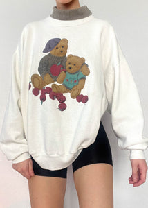 90's Layered Teddy Pullover (XL)