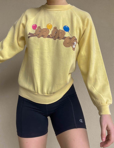 80's Yellow Koala Crewneck (XS-S)