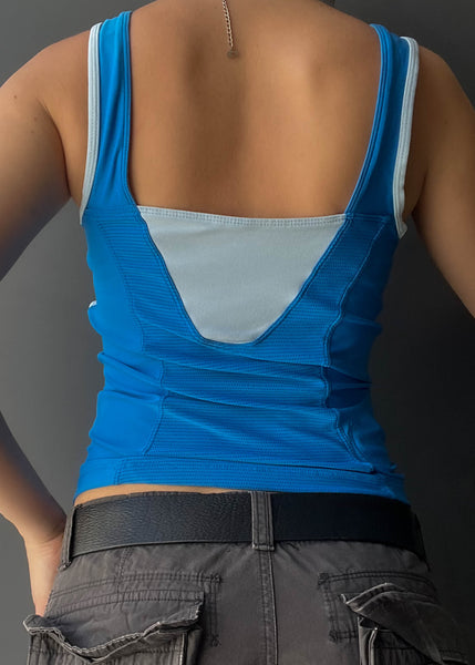 Y2k Double Blue Nike Tank (S)