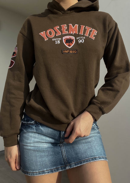 Brown & Orange Yosemite Hoodie (S)