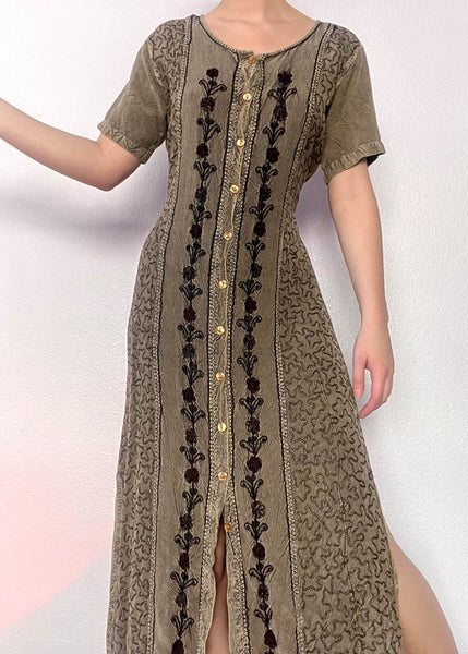 Isabella 90's Midi Dress (M)