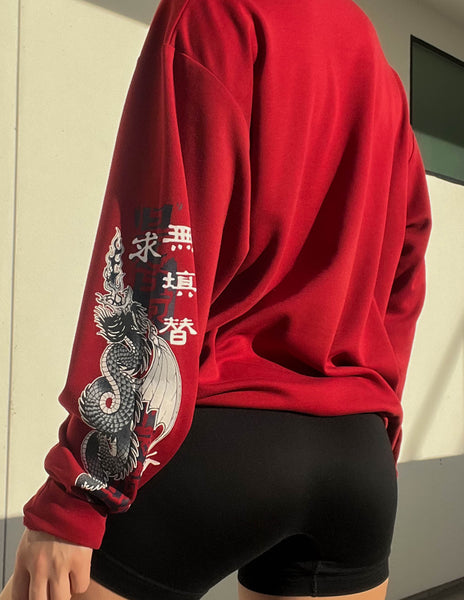 Dragon & Sk8 Stripe Long Sleeve (XL)