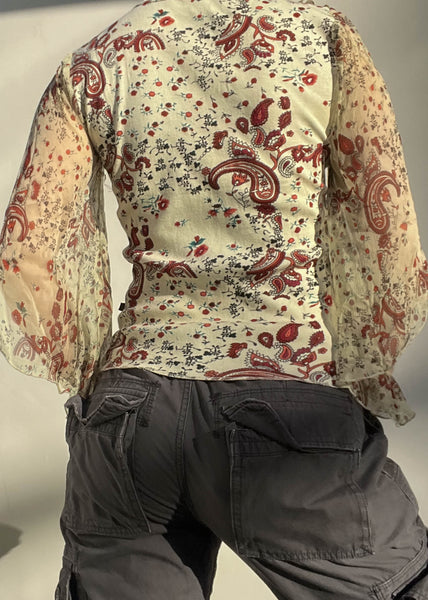 Piper Y2k Bell Sleeve Top (S)