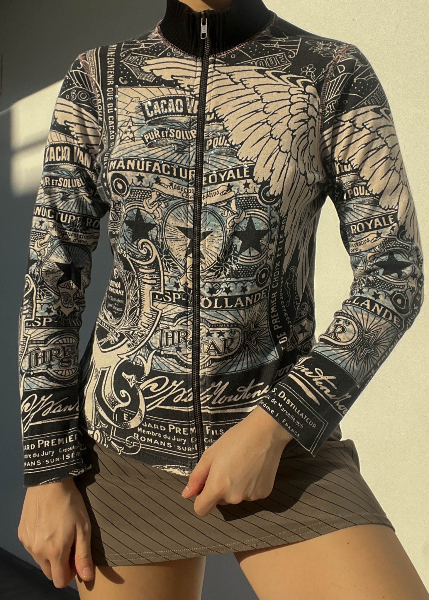 Riley Y2k Print Jacket (S-M)