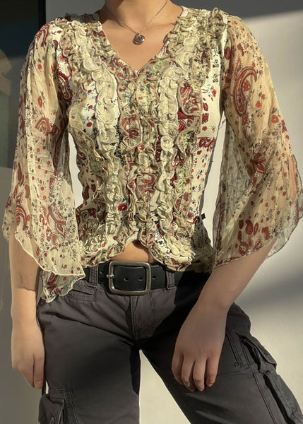 Piper Y2k Bell Sleeve Top (S)