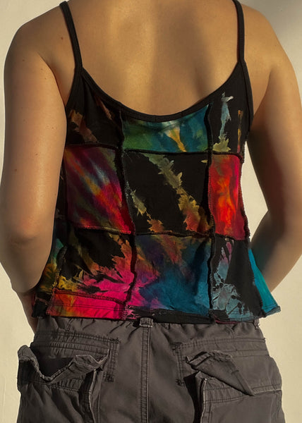 90's Patchwork Tie Dye Tank (M)