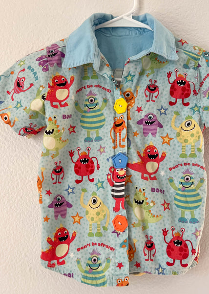 90’s Monster Button Down (XXS)