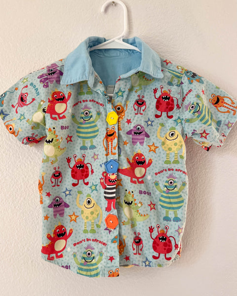 90’s Monster Button Down (XXS)