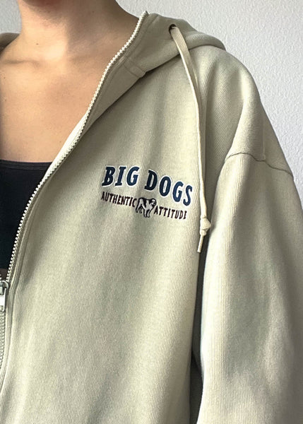 90's Big Dogs Hoodie Jacket (XL)