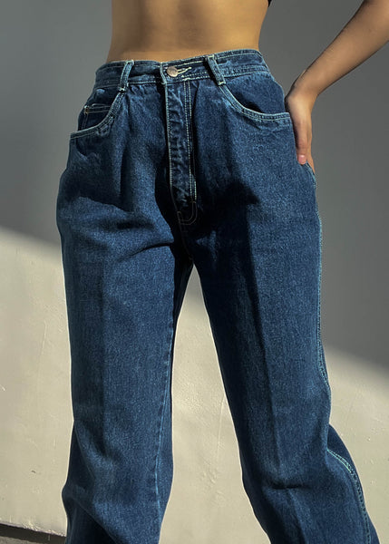 90’s Dark Wash Bonjour Jeans (27-28”)