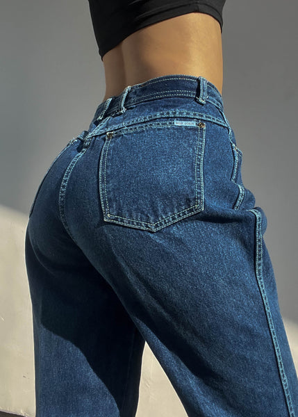 90’s Dark Wash Bonjour Jeans (27-28”)