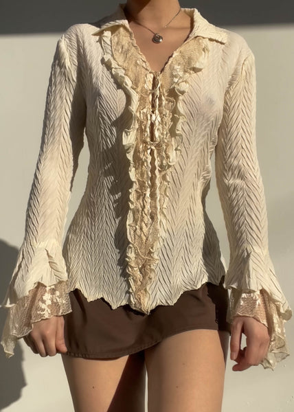 Komarov 90's Ruffle Bell Sleeve (M)