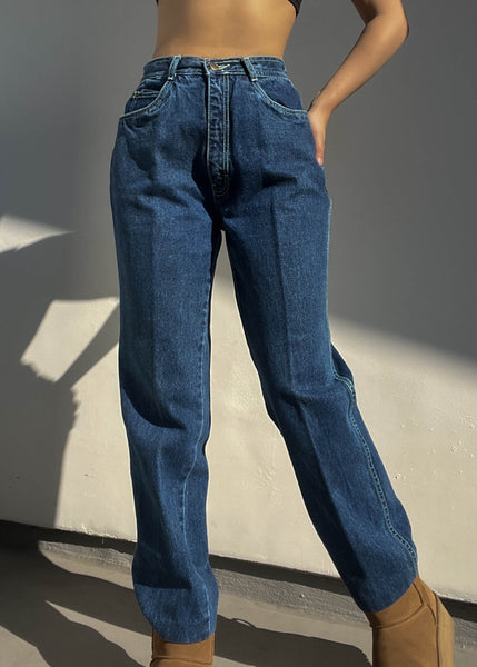 90’s Dark Wash Bonjour Jeans (27-28”)
