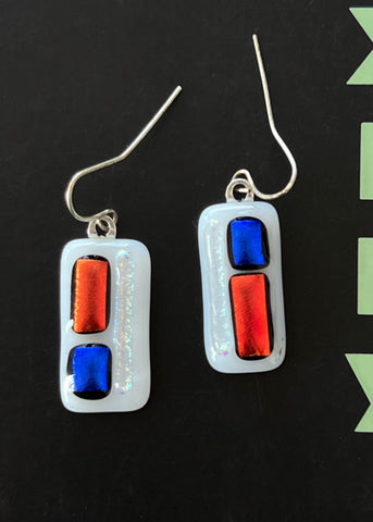 90's Abstract Pendant Earrings