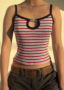 Nadia 90's Striped Tank (S)