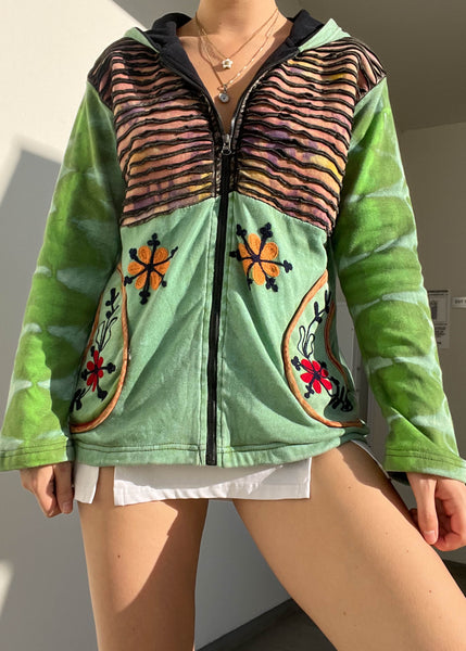 Camilla 90's Funky Hoodie Jacket (M-L)