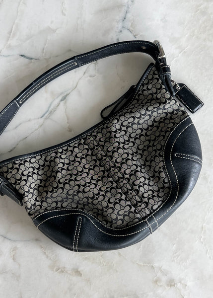 Y2k Monogram Coach Purse