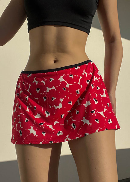 Y2k VS Poppy Print Skort (M)