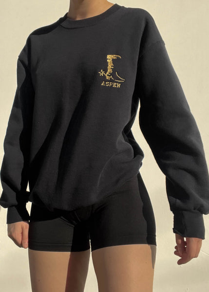 90's Aspen Star Spur Crewneck (S-M)