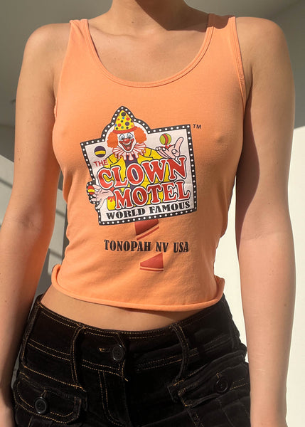Peachy Clown Motel Tank Top (S)