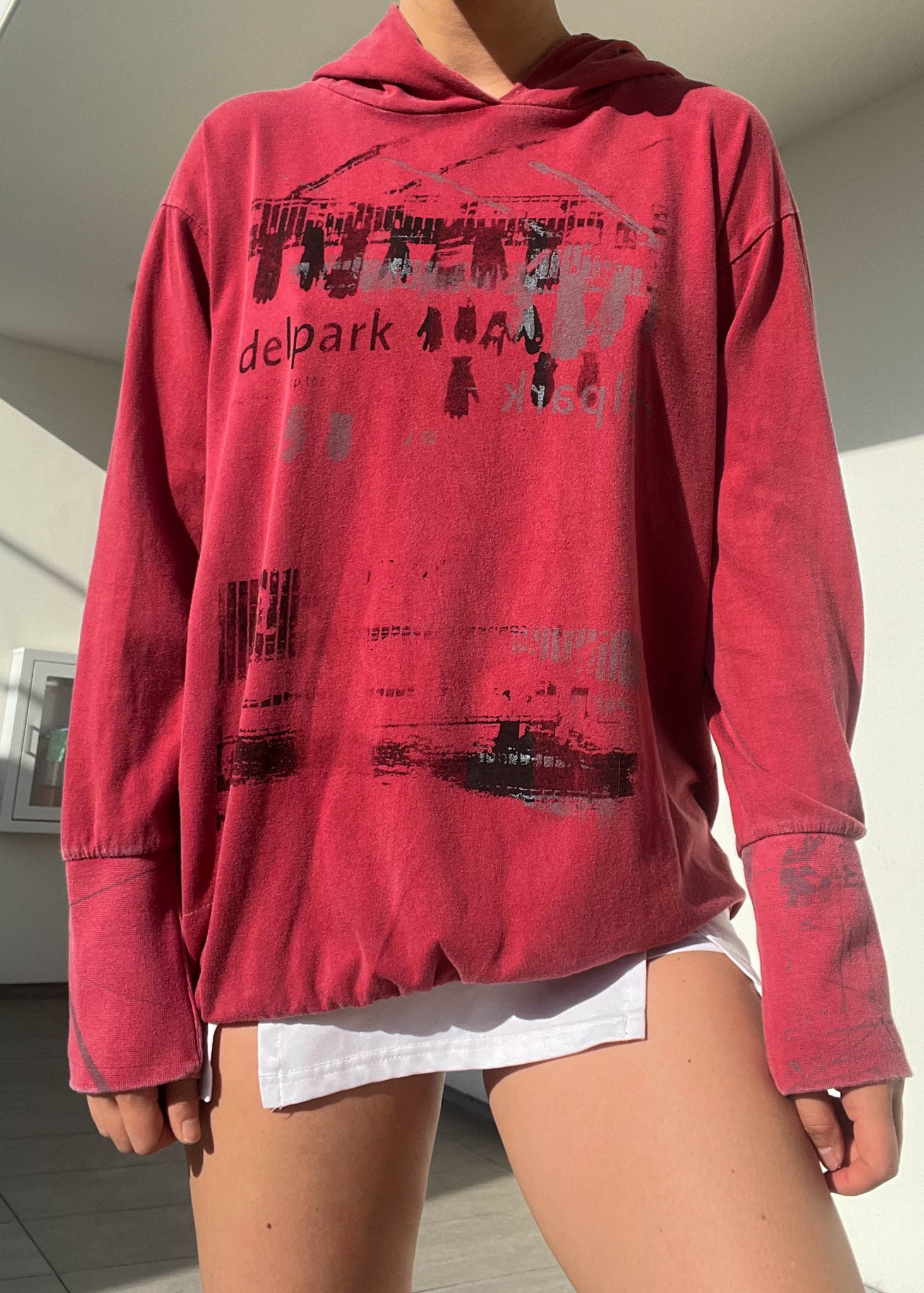 2000's Delpark Matrix Hoodie (M-L)
