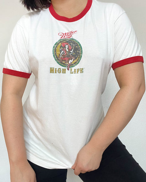 High Life Ringer Tee (L)