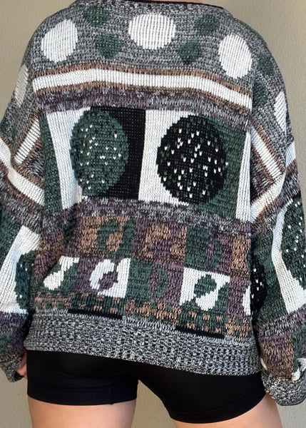 Clarence 80's Patterned Knit (XL)