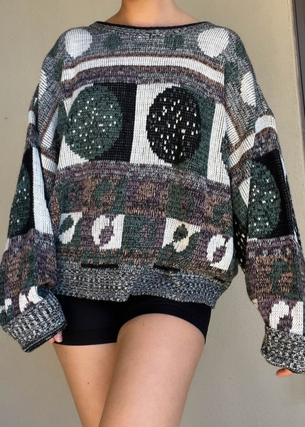 Clarence 80's Patterned Knit (XL)