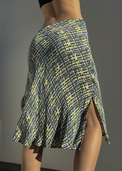 Angie Y2k Print Midi Skirt (S)