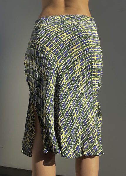 Angie Y2k Print Midi Skirt (S)