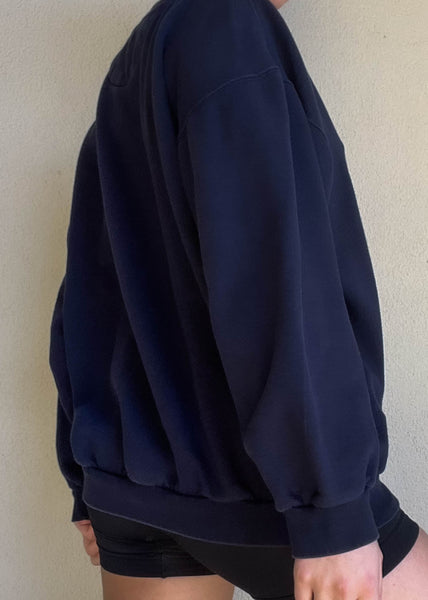 Y2k Navy Chaps Crewneck (M-L)