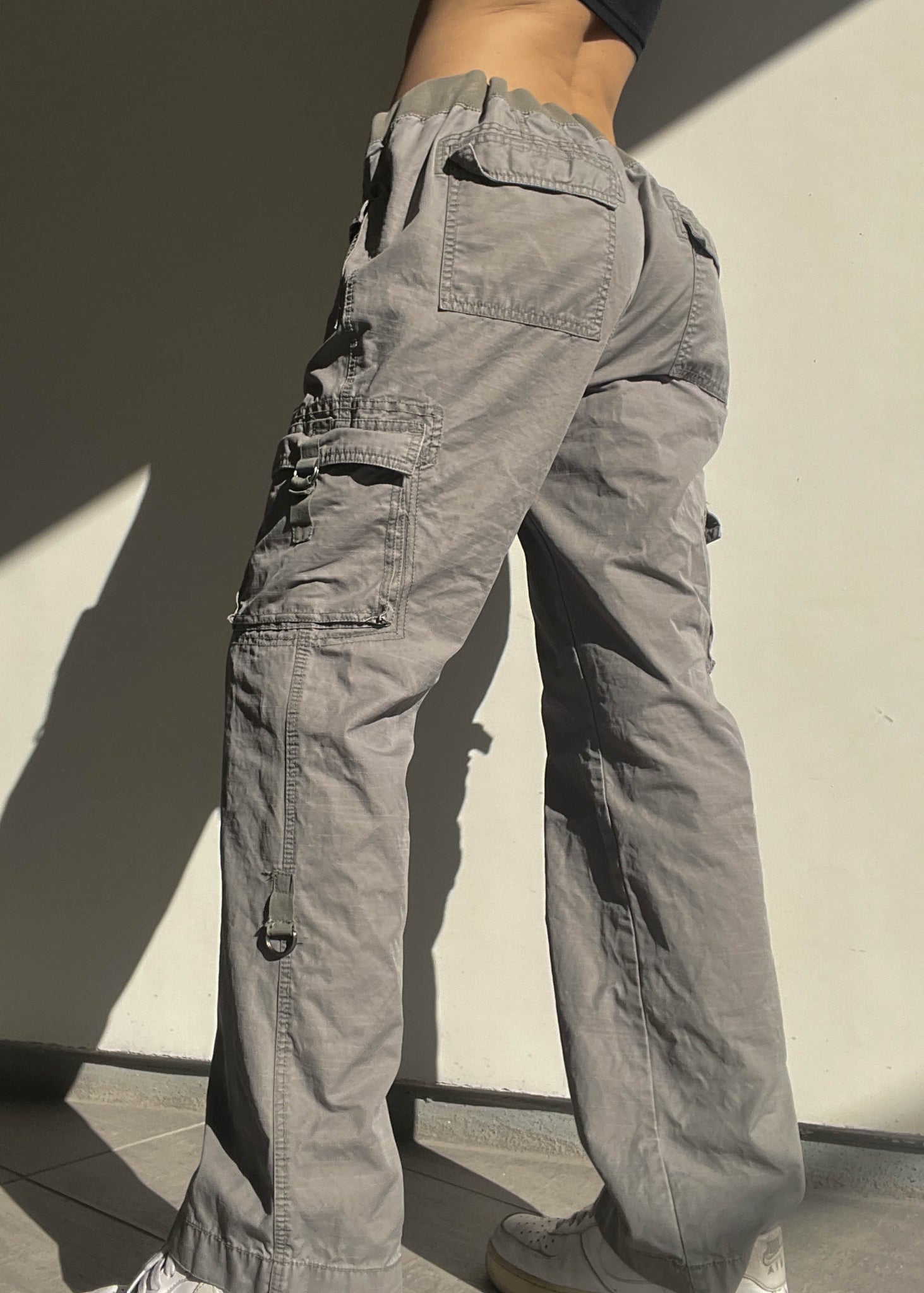 Faded Sage Low-Rise Cargos (L-XL)
