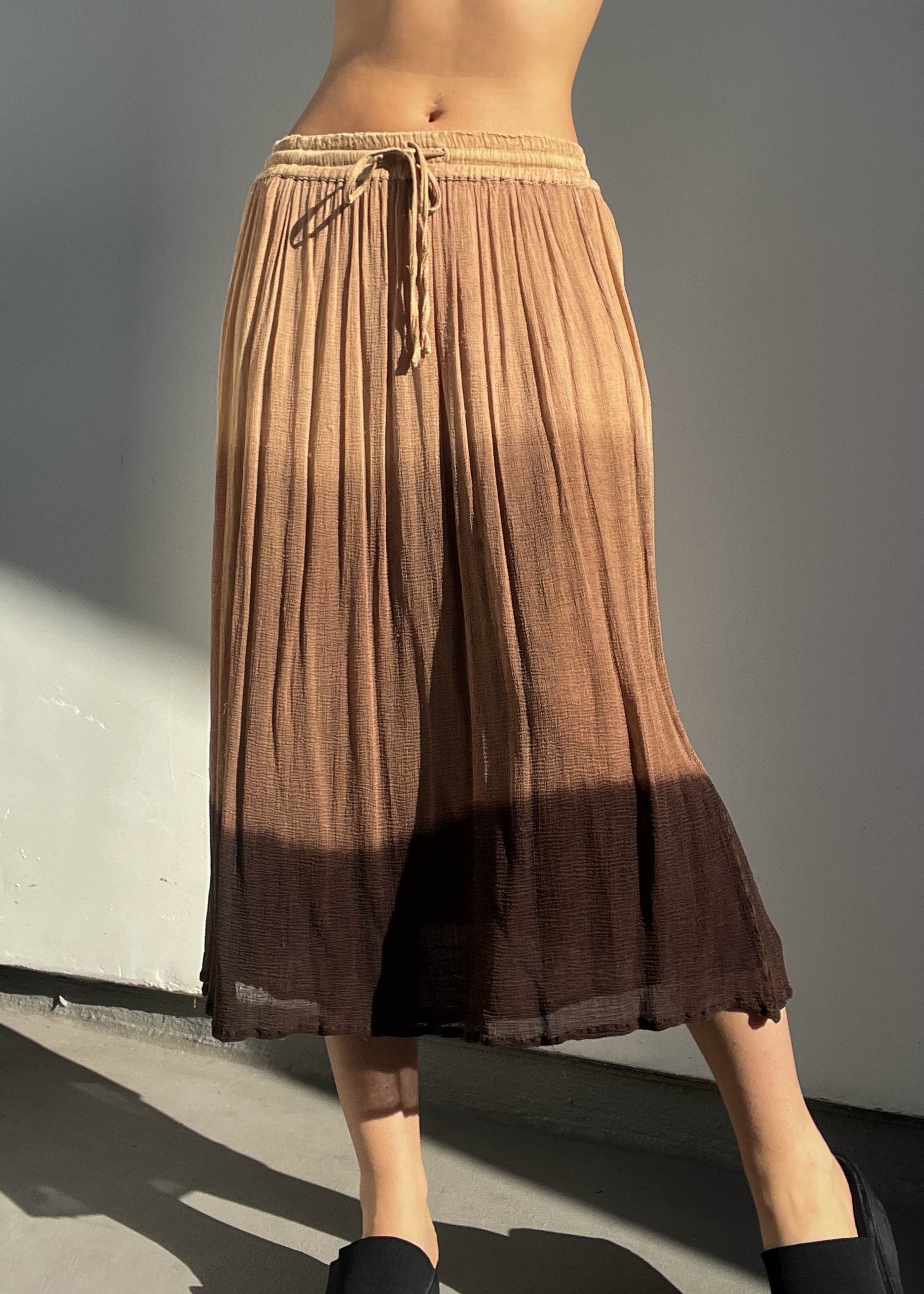 Gradient Brown Skirt (S-M)