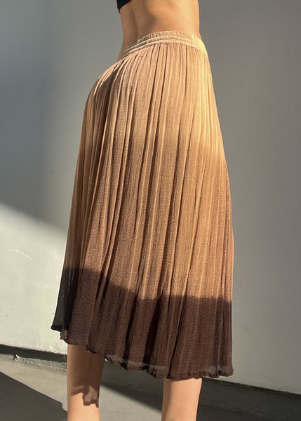 Gradient Brown Skirt (S-M)