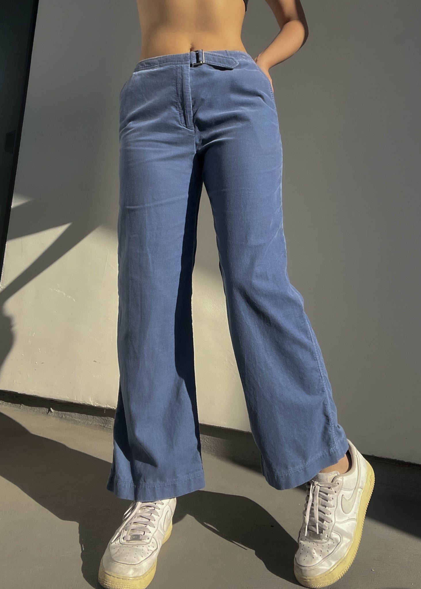 Periwinkle Corduroy Pants (M)