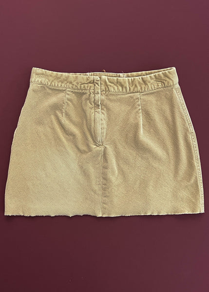 Lace Up Cord Mini Skirt (S)