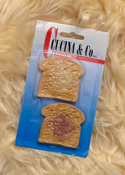 Vintage Toast Magnets (set of 2)