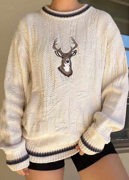 Shenandoah Deer Sweater (L)