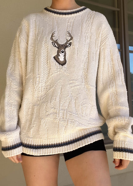 Shenandoah Deer Sweater (L)